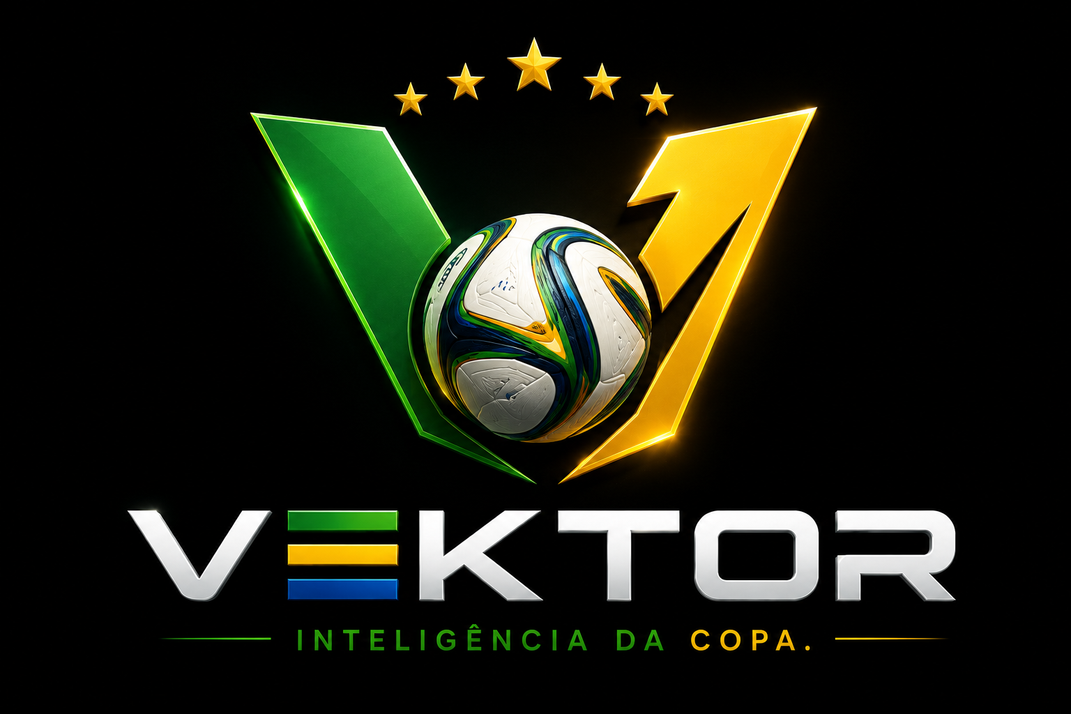 Logomarca Vektor — Busca inteligente & Copa 2026