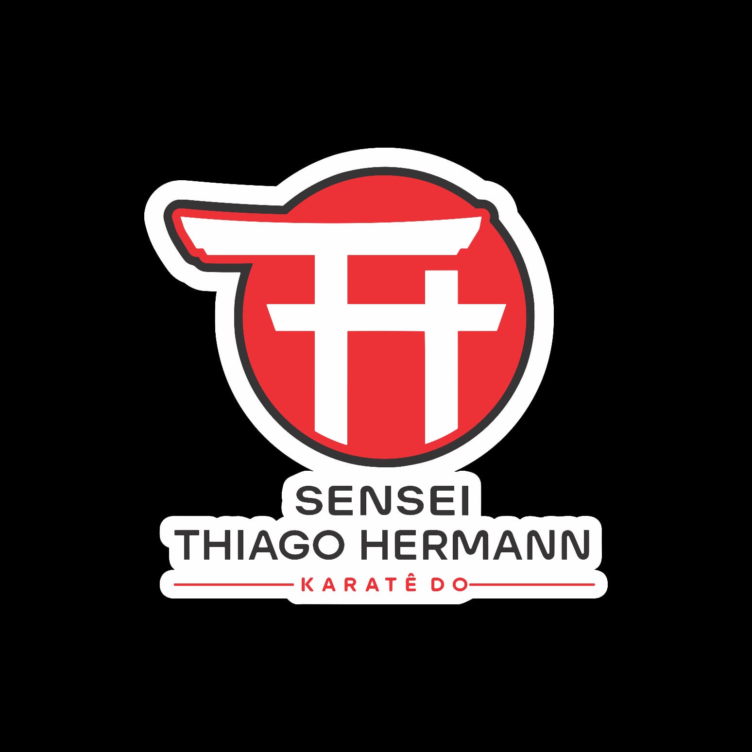Logomarca Sensei Thiago Hermann — Karatê-Dô
