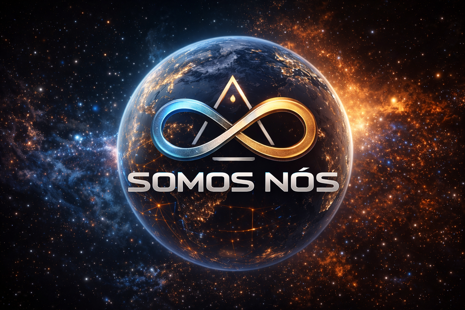 Logomarca Somos Nós — Comunidade global